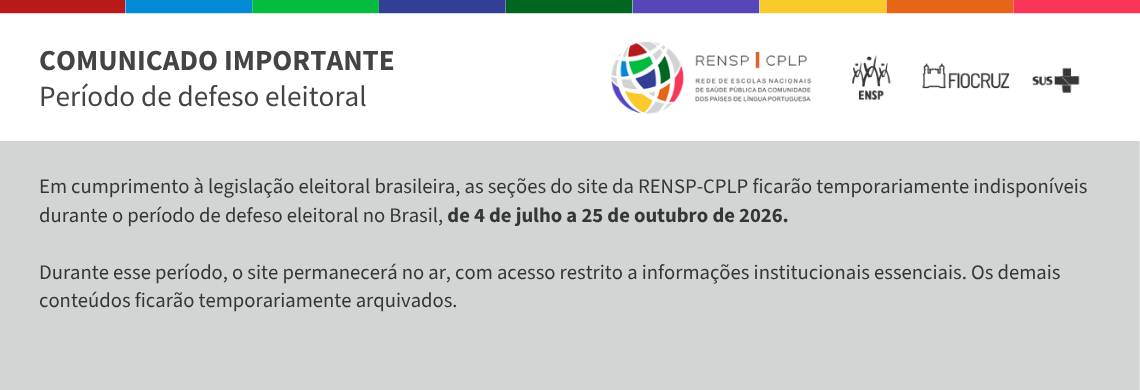 COMUNICADO IMPORTANTE: Período de defeso eleitoral no Brasil